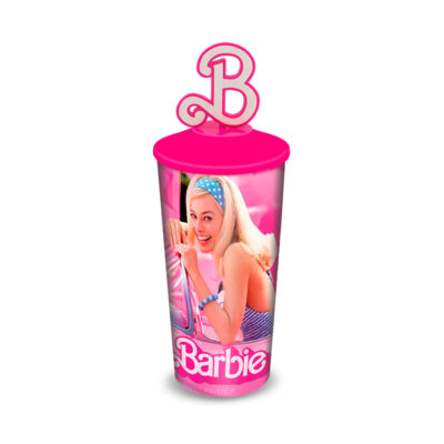 Vaso-Plástico-Barbie-32-Oz-Con-Topper